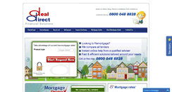 Desktop Screenshot of dealdirectfinancial.co.uk