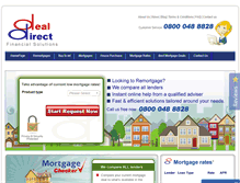 Tablet Screenshot of dealdirectfinancial.co.uk